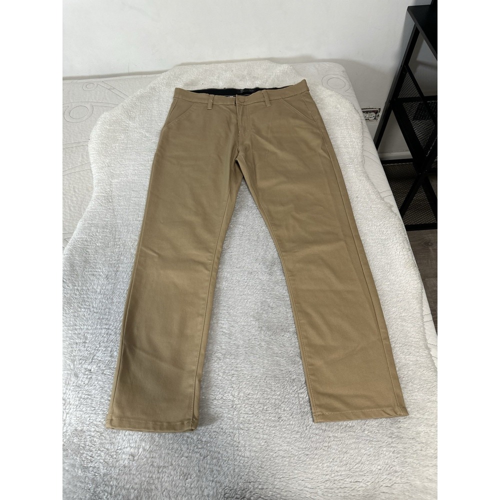 G Fried Men's Beige Chino Slim Fit‎ Pants Size 34x30 Stretch